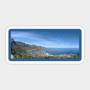 Camps Bay Panorama from Lion's Head Sticker